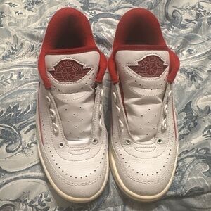 Jordan Kids Sneakers White and Red
